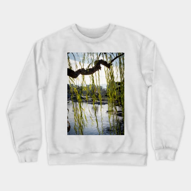 Japanese Garden Woodley Park California 2 Crewneck Sweatshirt by Robert Alsop